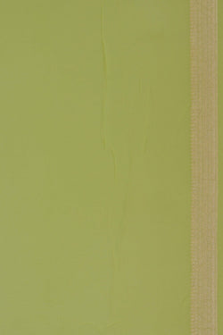Image of Banarasi Chiffon Spring Green Saree