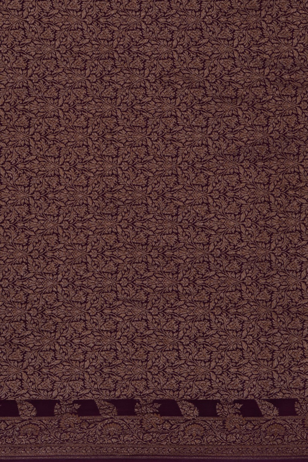 Image of Banarasi Crepe Violet Saree