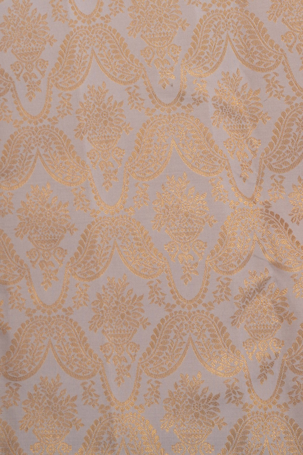 Kanchipattu Brocade Off White Saree
