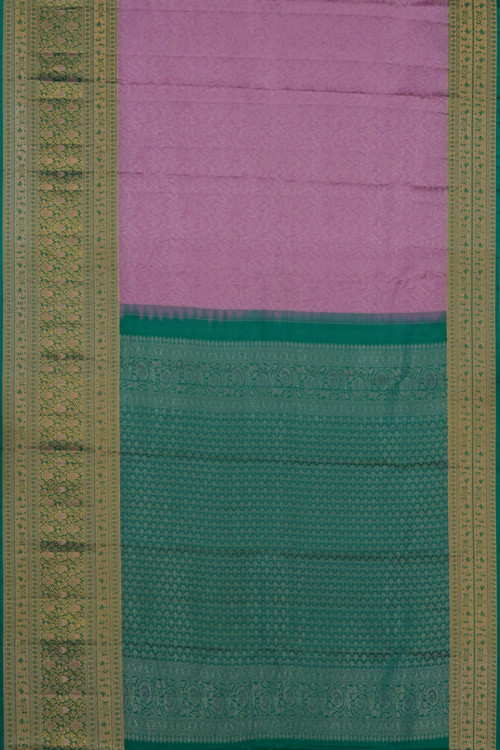 Image of Kanchipattu Brocade Pink Saree