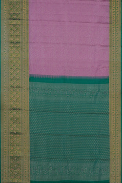 Image of Kanchipattu Brocade Pink Saree