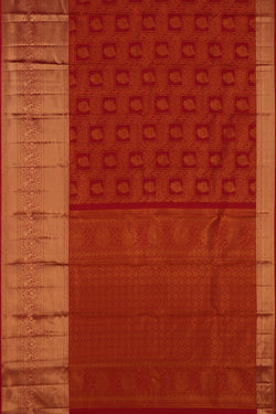 Image of Kanchipattu Brocade Red Saree