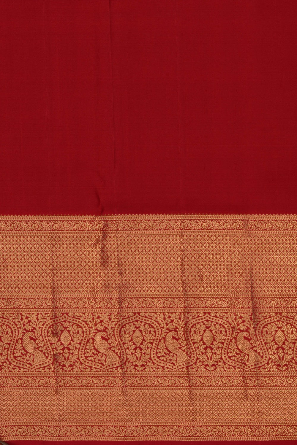 Kanchipattu Brocade Red Saree