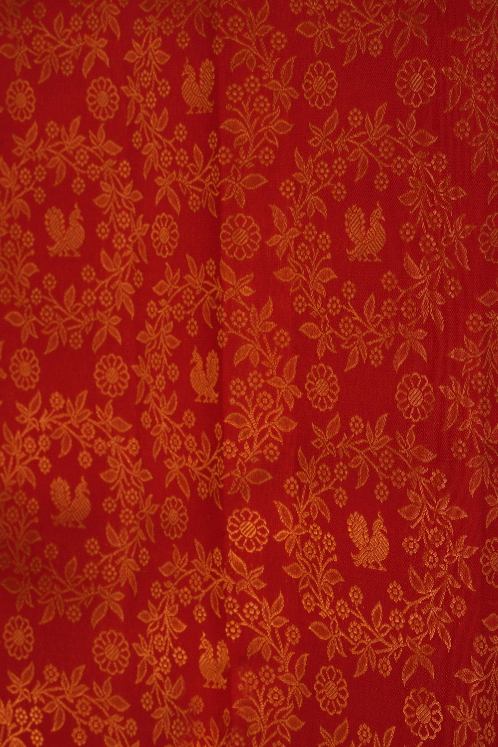 Kanchipattu Brocade Red Saree