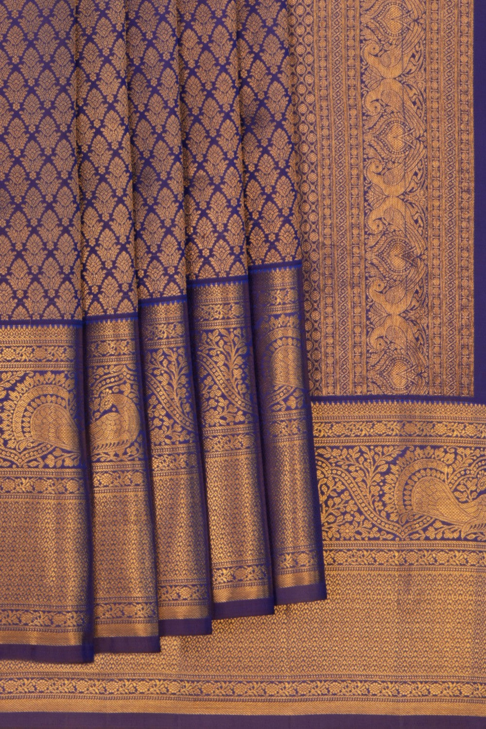 Kanchipattu Brocade Purple Saree