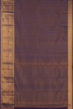 Image of Kanchipattu Brocade Purple Saree