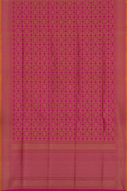 Image of Banarasi Katan Silk Pink Saree