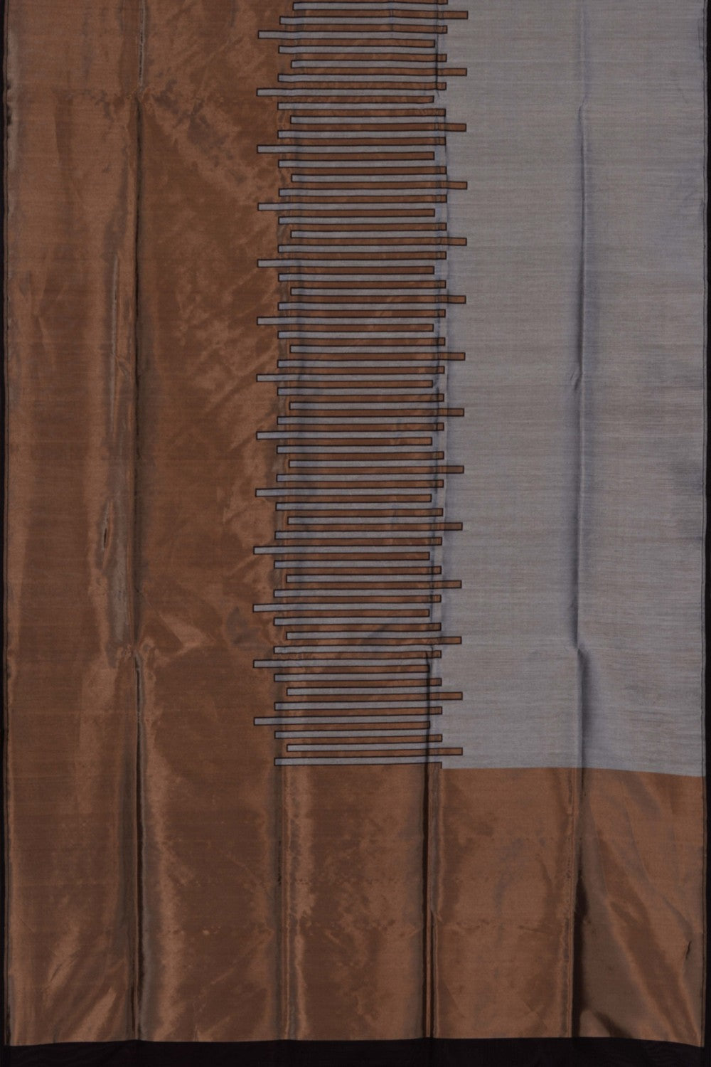 Image of Banarasi Katan Silk Black Saree