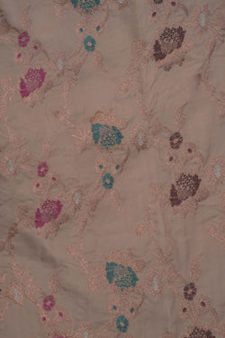 Image of Banarasi Katan Silk Off-White Saree