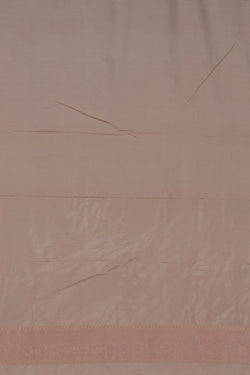 Image of Banarasi Katan Silk Off-White Saree