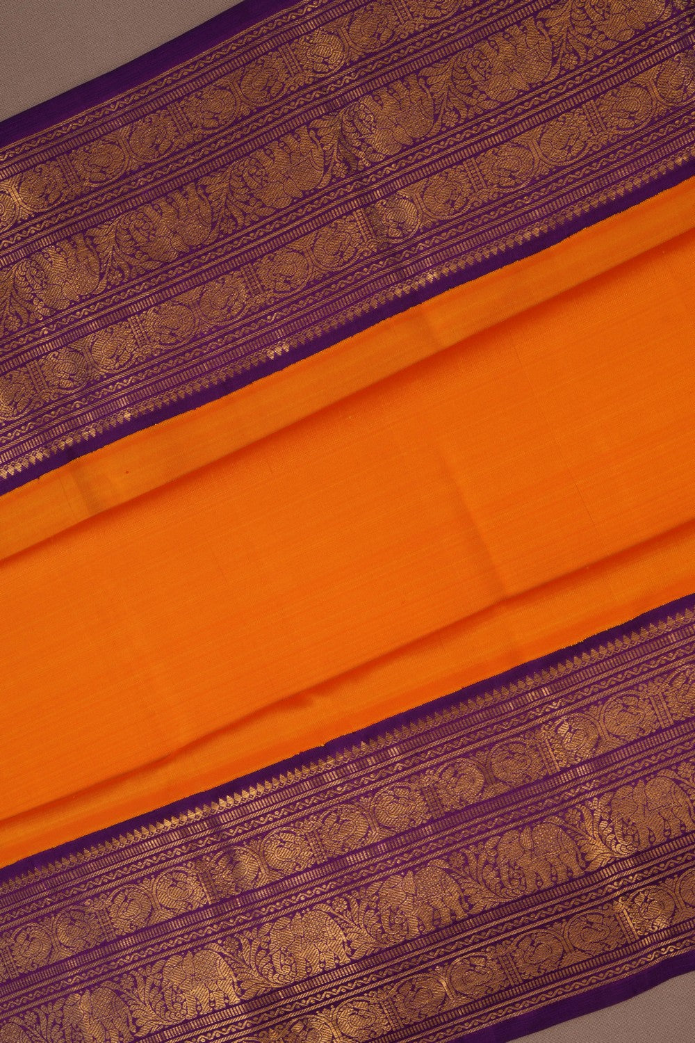 Arani Silk Orange Saree