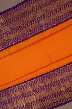 Image of Arani Silk Orange Saree