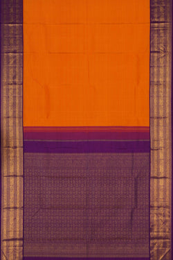 Image of Arani Silk Orange Saree
