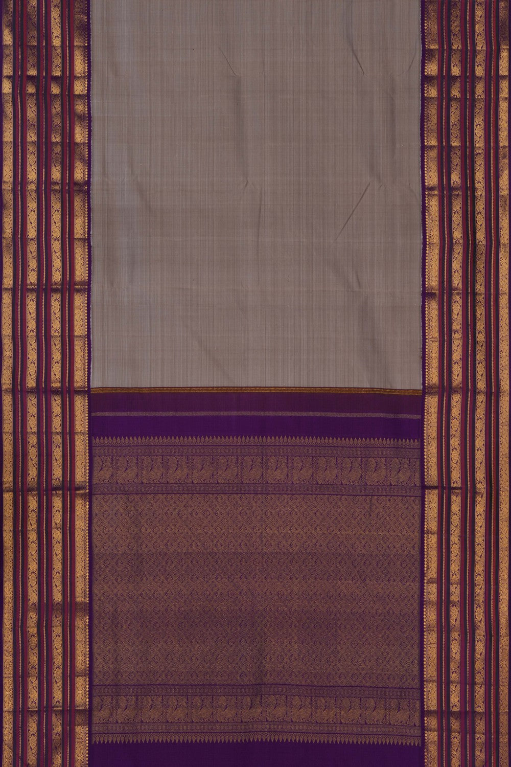 Arani Silk Grey Saree