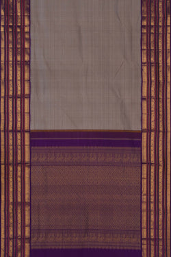 Image of Arani Silk Grey Saree
