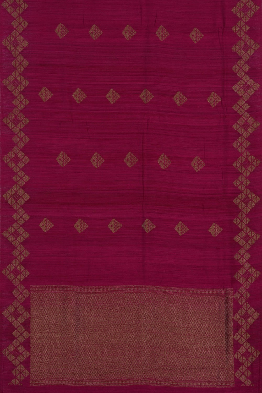 Image of Banarasi Tussar Silk Pink Saree