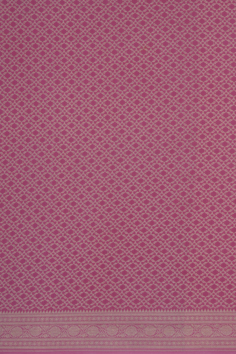 Banarasi Crepe Silk Brocade Pink Saree