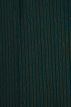 Image of Banarasi Crepe Silk Brocade Teal Green Saree