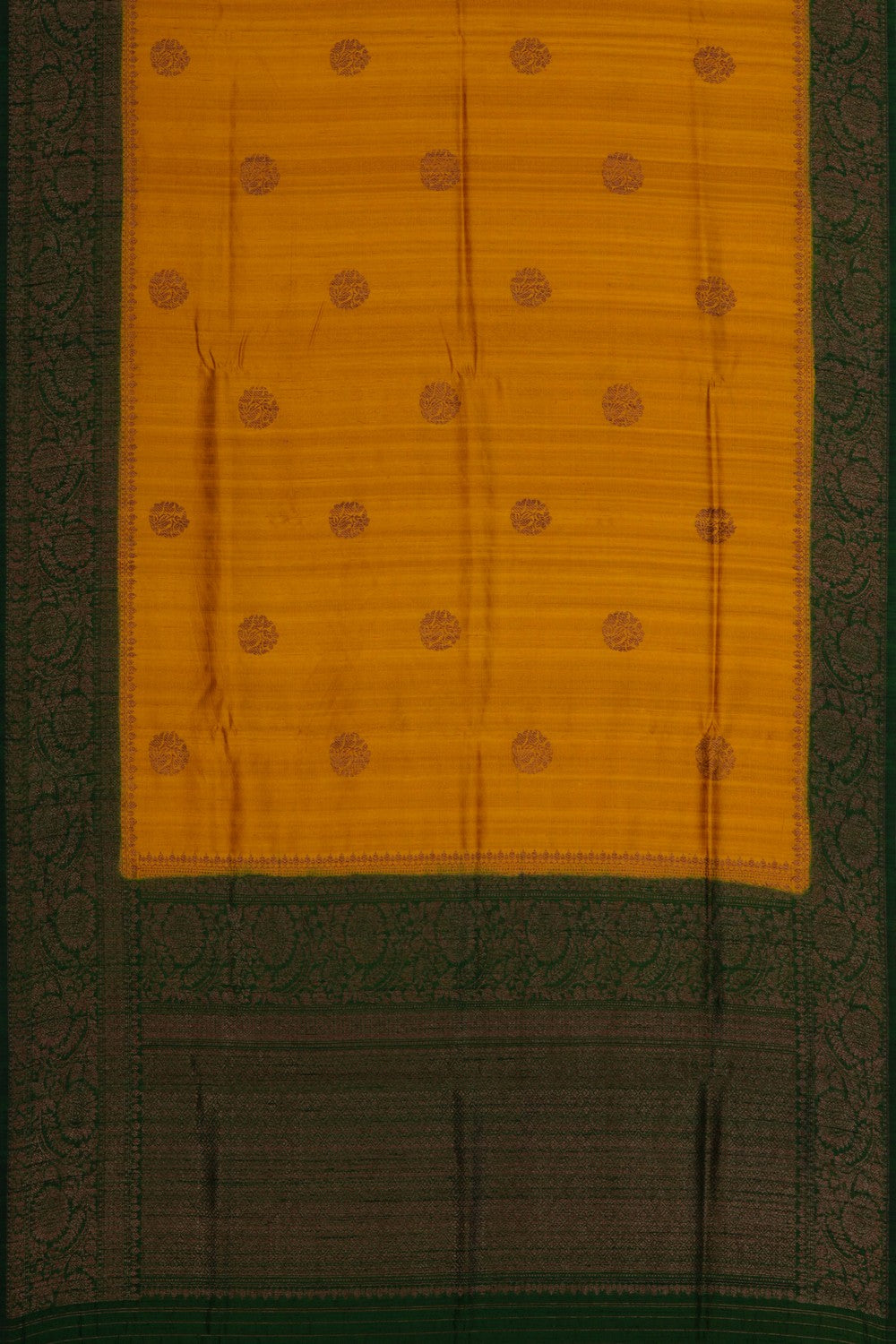Banarasi Dupion Silk Yellow Saree