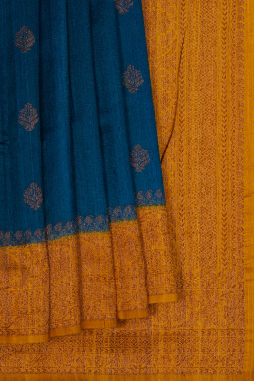 Banarasi Dupion Silk Blue Saree