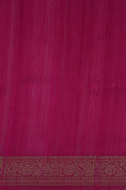 Image of Banarasi Dupion Silk Orange Saree