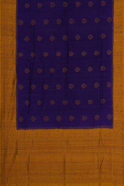 Image of Banarasi Dupion Silk Violet Saree