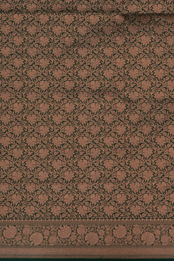 Image of Banarasi Katan Silk Green Saree