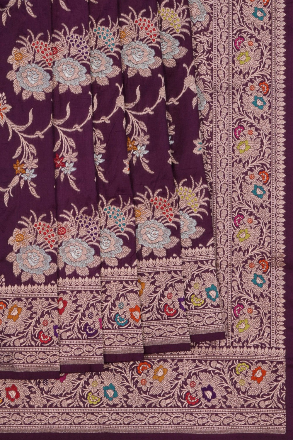 Banarasi Katan Silk Pink Saree