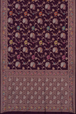 Image of Banarasi Katan Silk Pink Saree