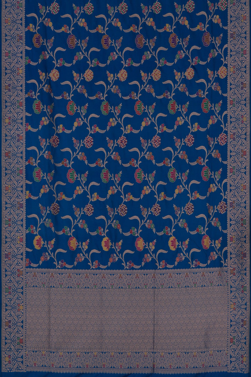 Banarasi Katan Silk Blue Saree