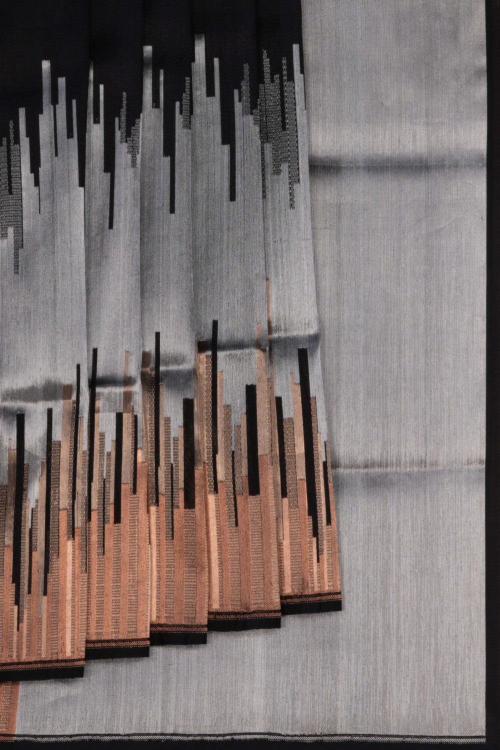 Image of Banarasi Katan Silk Black Saree