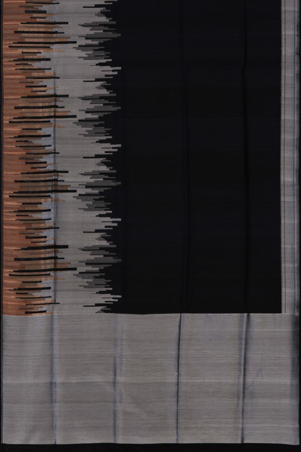 Image of Banarasi Katan Silk Black Saree