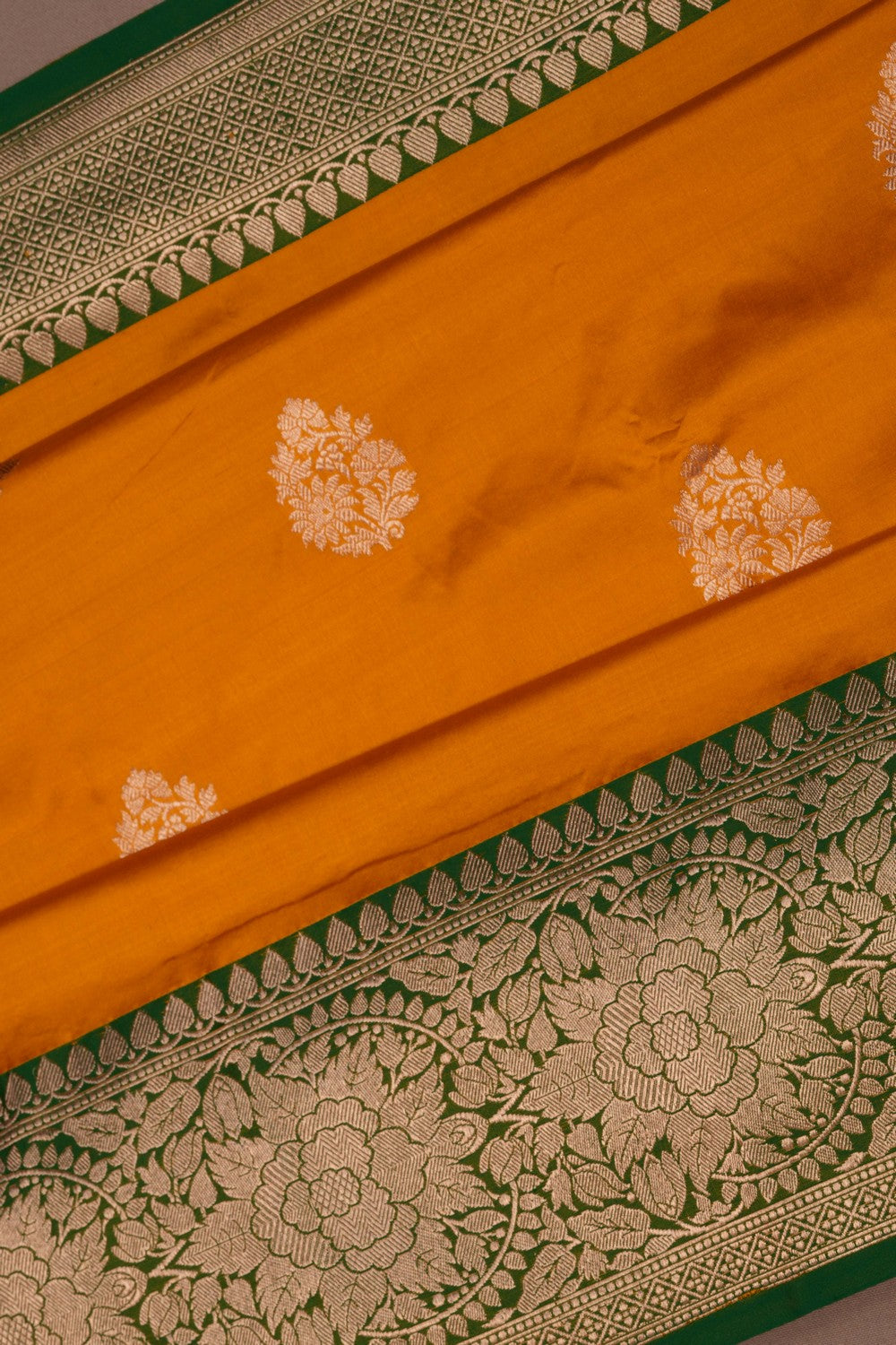 Banarasi Silk Yellow Saree