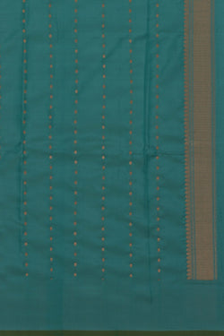 Image of Banarasi Silk Ice Blue Saree