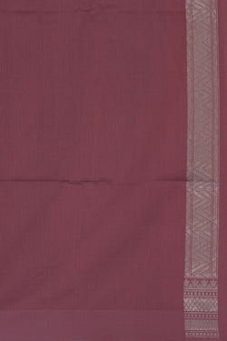 Image of Kora Silk Brocade Off White Saree