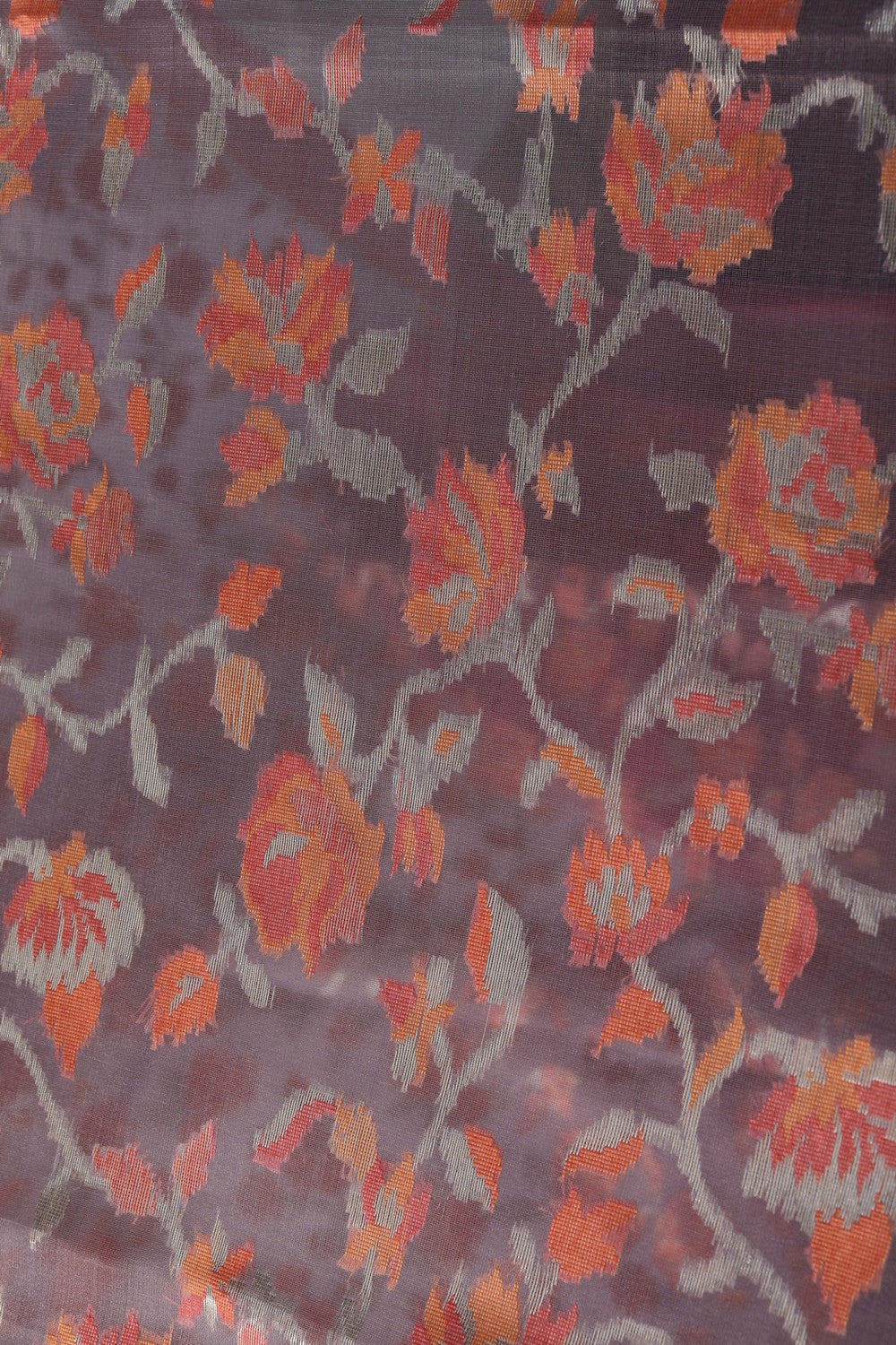 Image of Kora Silk Brocade Lavender Purple Saree