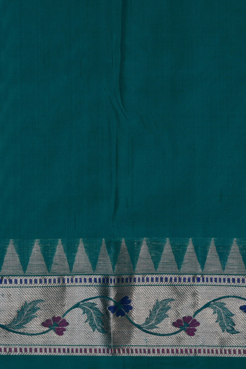 Image of Venkatagiri Silk Maroon Saree