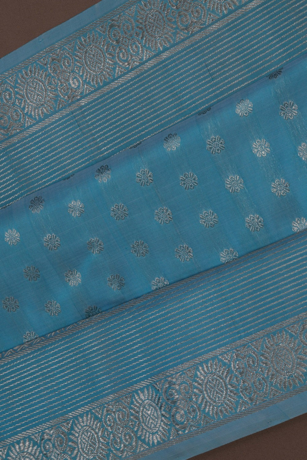 Venkatagiri Silk Ice Blue Saree