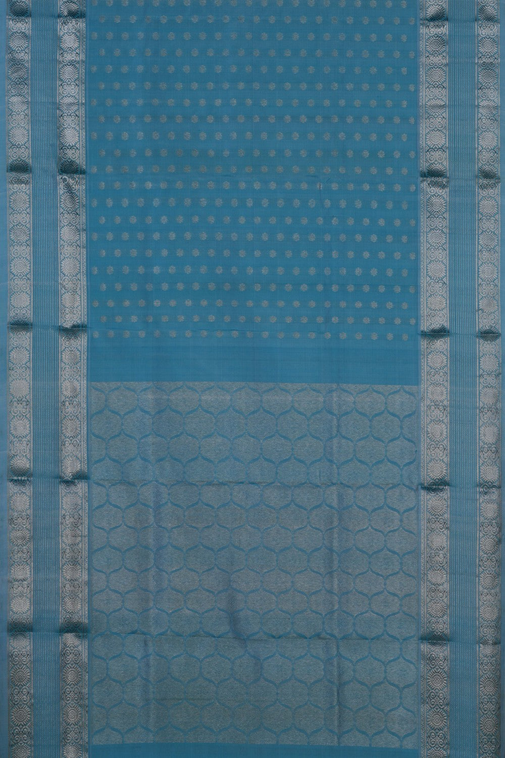 Venkatagiri Silk Ice Blue Saree