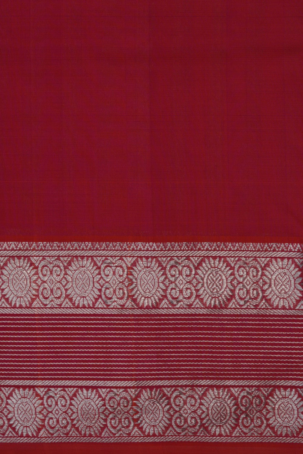Image of Venkatagiri Silk Fuchsia Pink Saree