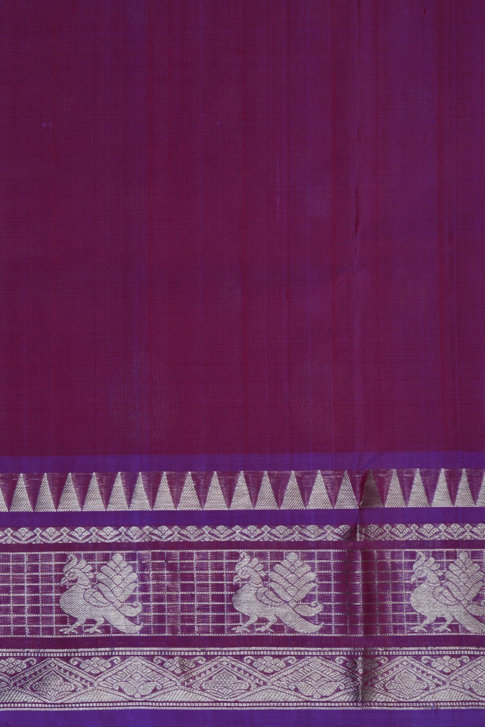 Image of Venkatagiri Silk Red Saree