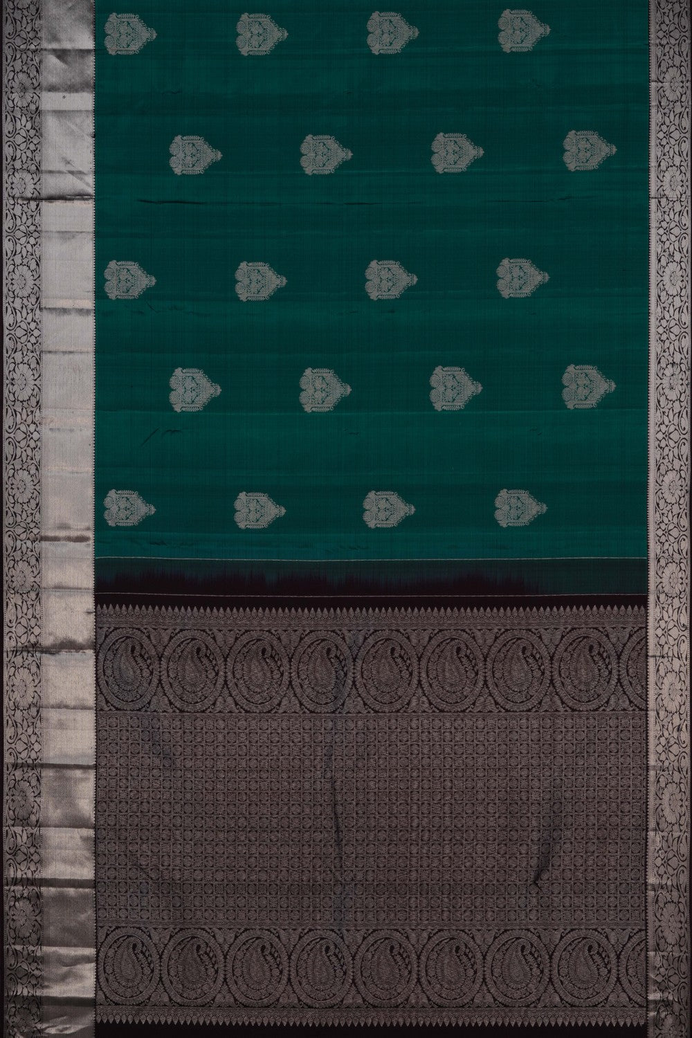 South Silk Green Saree