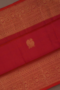 Image of South Silk Fuchsia Pink Saree