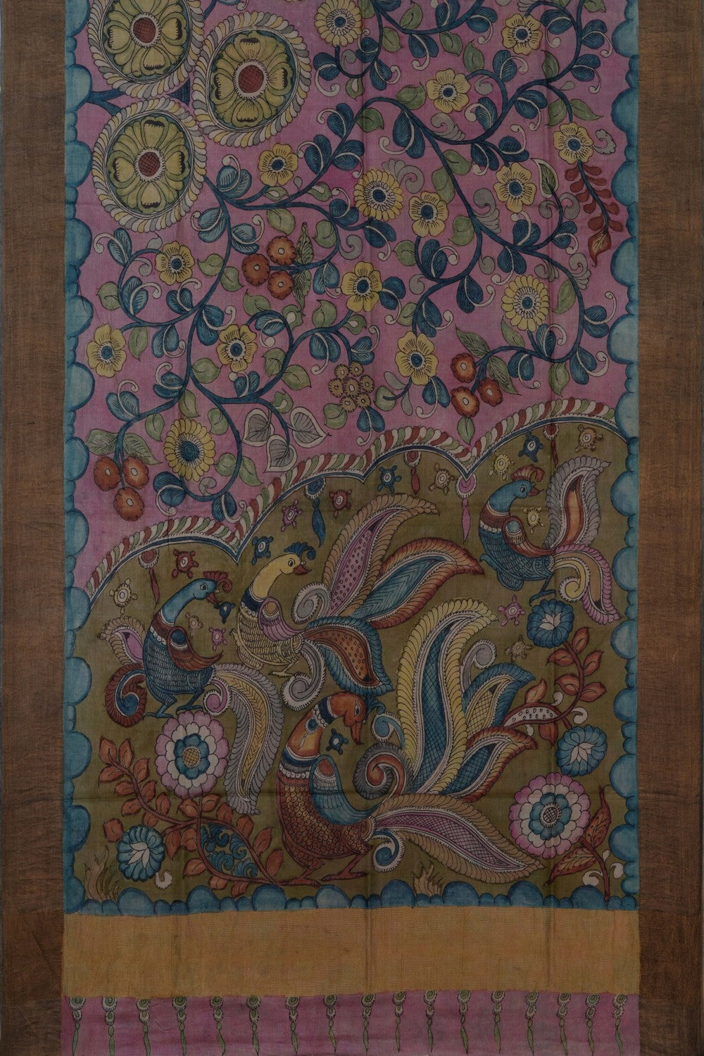 Kalamkari Painting Saree