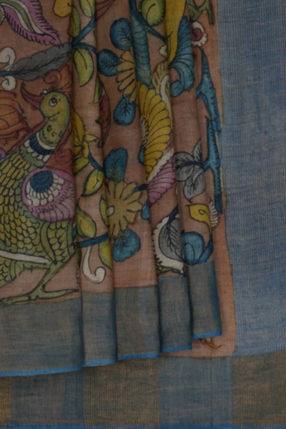 Image of Kalamkari Painting Saree