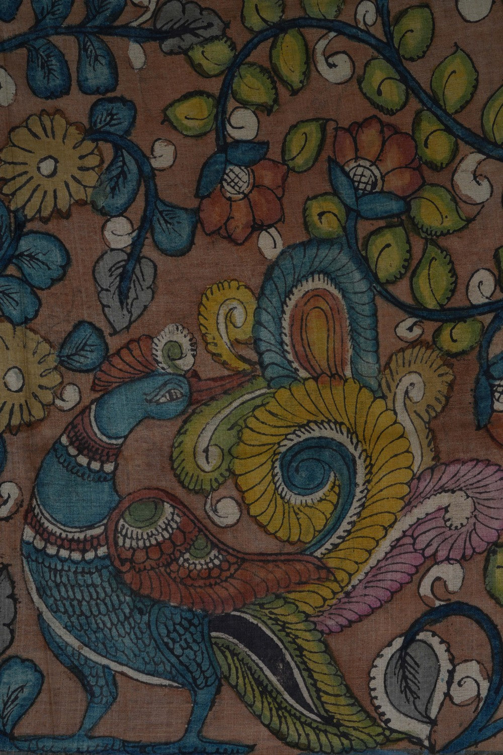 Image of Kalamkari Painting Saree