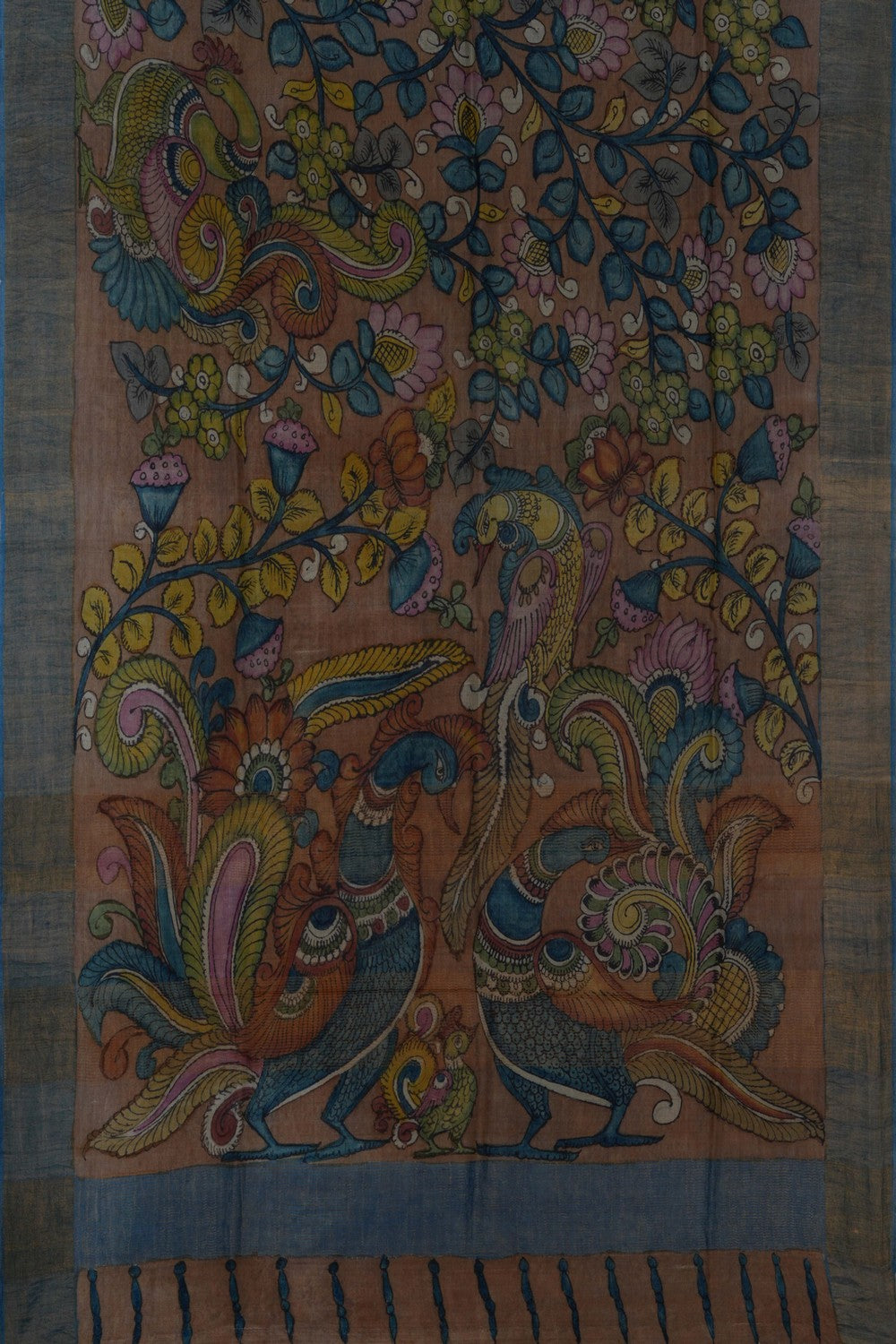 Image of Kalamkari Painting Saree
