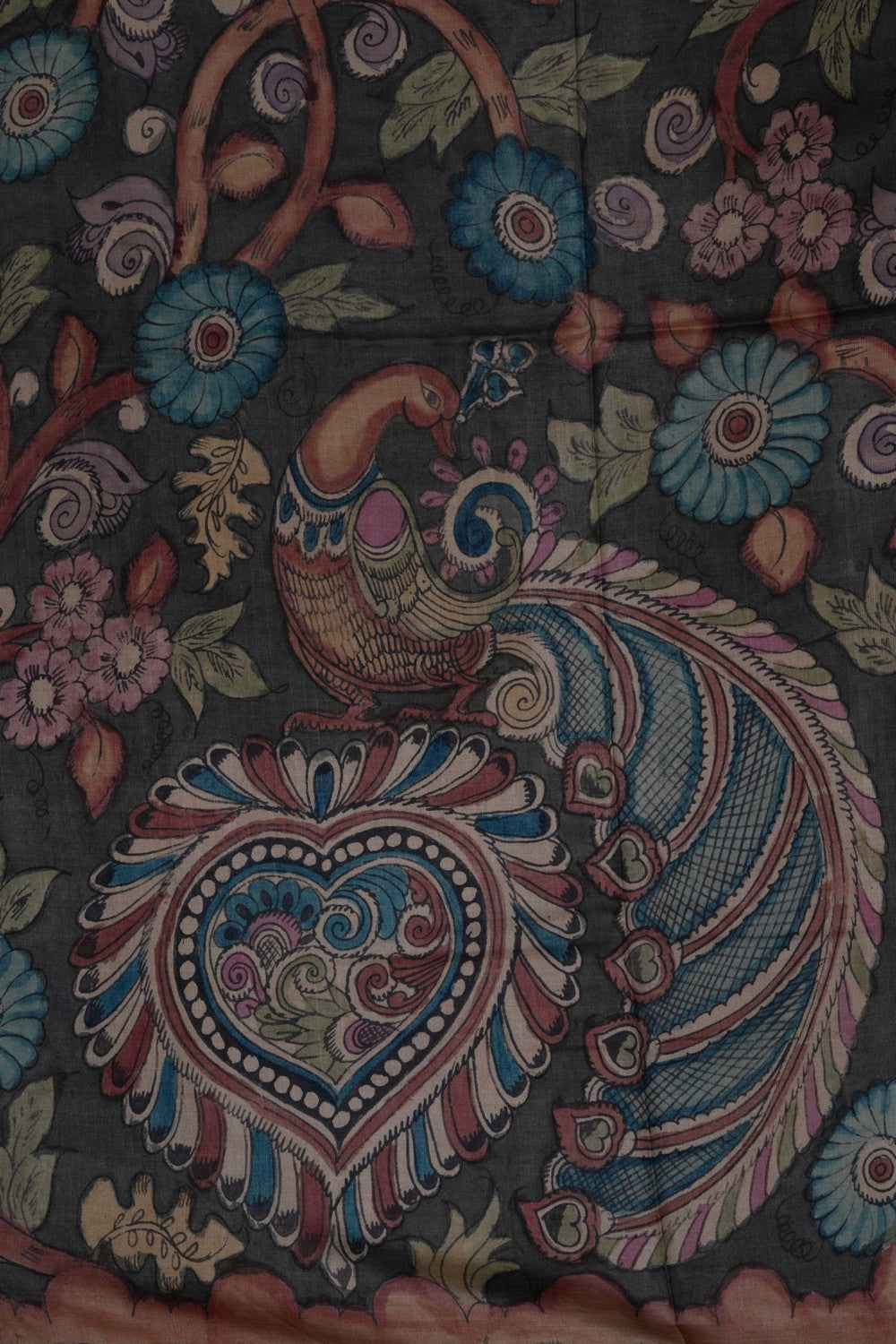 Kalamkari Painting Saree