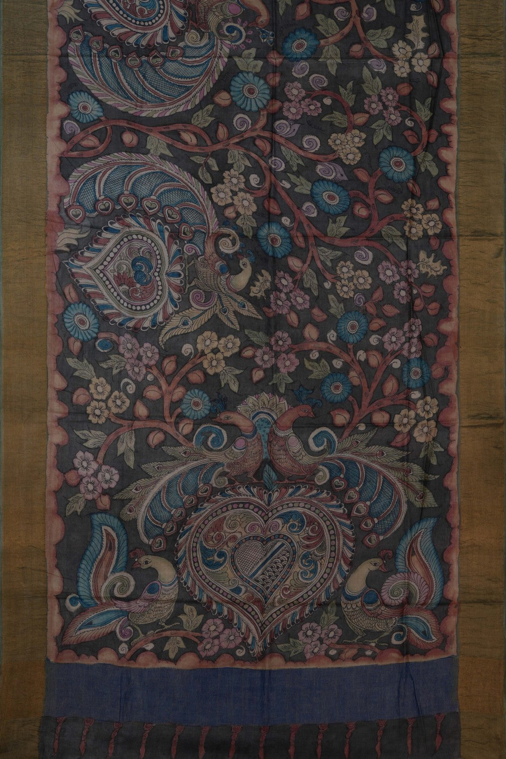 Kalamkari Painting Saree