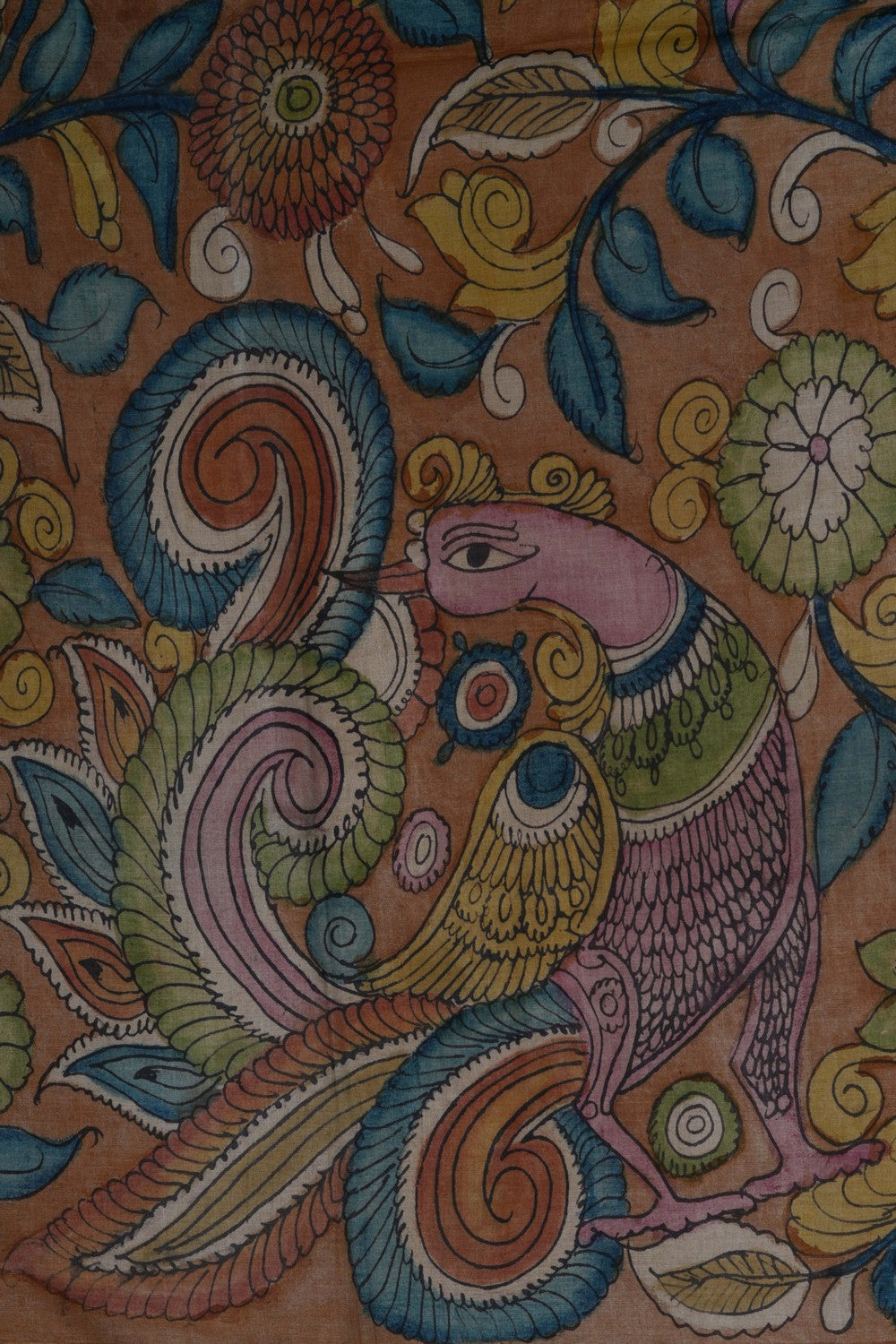 Kalamkari Painting Saree